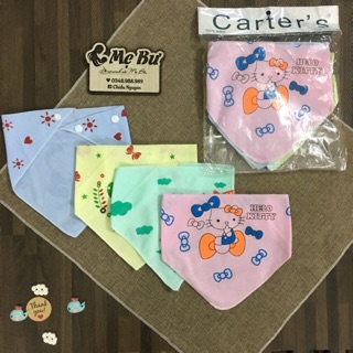 (Sale HOT) Yếm tam giác họa tiết baby kute - Đồ sơ sinh giá rẻ chính hãng Carter's (4/51C)