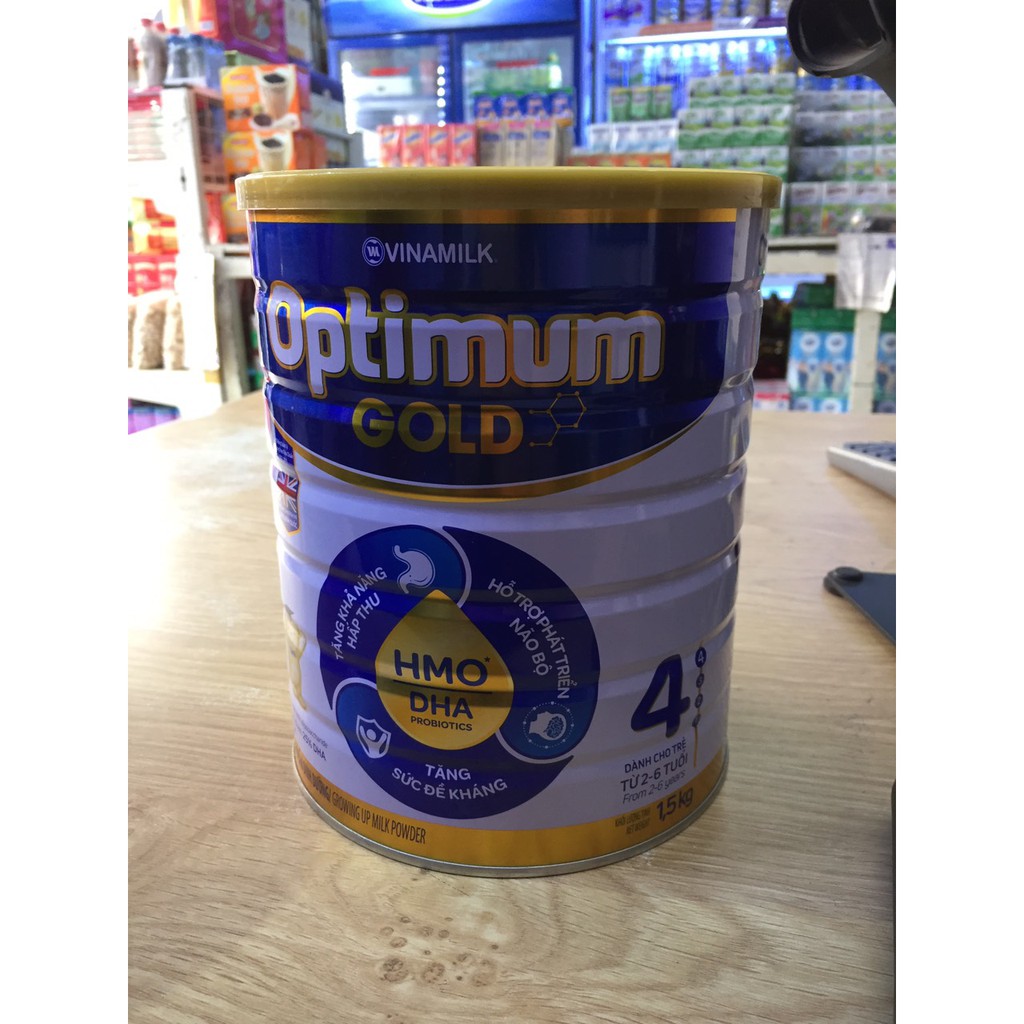 Sữa Vinamilk Optimum Gold 4 lon 1,5kg