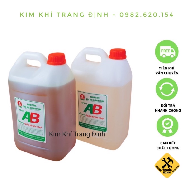 Keo AB chuyên gắn gỗ - 4kg (A2+B2)