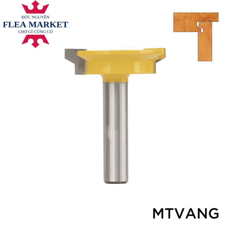 NGHỀ MỘC MŨI KHOÉT HÈM CHỮ T VÁT VÀNG MUWANG - 1 MŨI