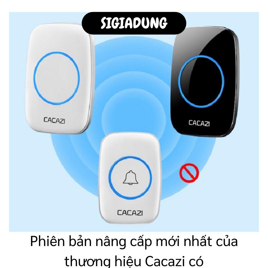 [SGD] Chuông Cửa - Chuông Cửa Không Dây Cacazi, 38 Kiểu Chuông, 4 Mức Âm Lượng, Chống Nước 9472