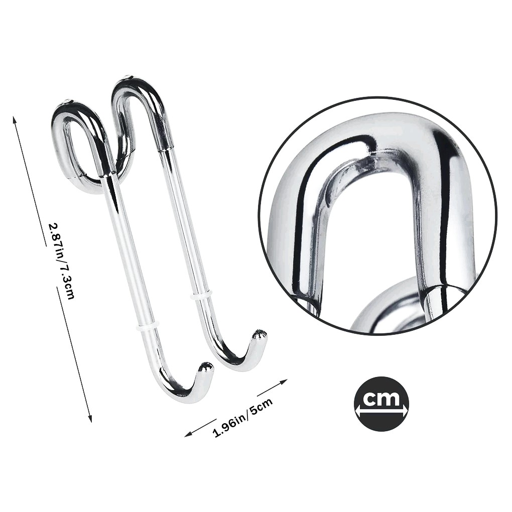 Móc Treo Đồ Hình Chữ S Bằng Thép Không Gỉ
