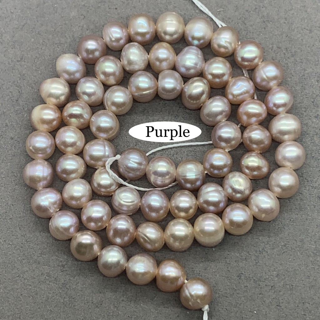 Chuỗi ngọc trai nước ngọt 9 kịc cỡ 3 màu lựa chọn