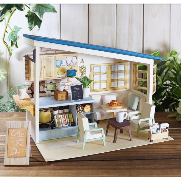 Cafe mini shop - Mô hình giấy