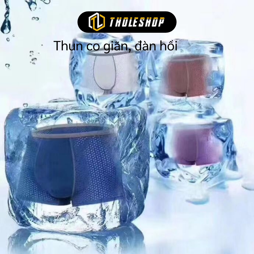 Quần Lót Nam - Hộp 4 Sịp Đùi Nam Mens Thông Hơi Cao Cấp 8695