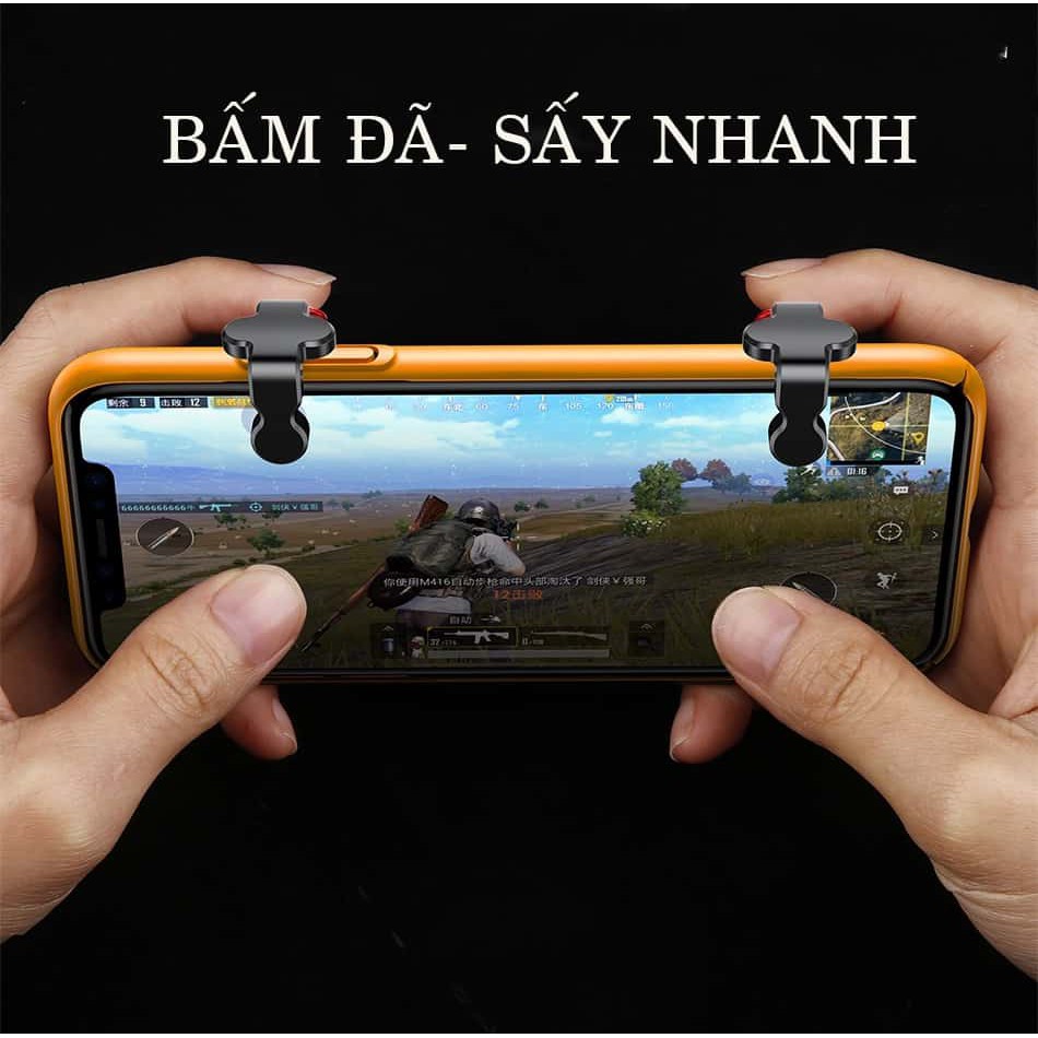 Nút Bấm Game Baseus Red Dot Dễ Dàng Top 1 PUBG, ROS, Freefire, MC5