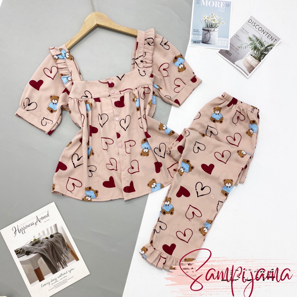 ⚡BÁN LỖ XIN ĐÁNH GIÁ 5 SAO⚡ Đồ ngủ nữ pijama, bộ mặc nhà, chất liệu lụa latin, mềm mịn, thấm mồ hôi, Sam pijama