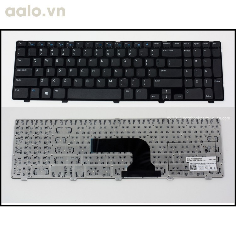 [RẺ VÔ ĐỊCH] - Bàn phím laptop Dell Inspiron 15 3521, 3537, 15R5521, 5537, 3540