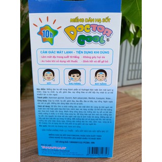 [VỊNH VÂN PHONG]Dán hạ sốt doctor cool (Hộp 6 miếng)