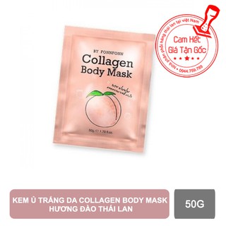 Mặt Nạ Ủ Dưỡng Trắng Da Collagen White Peach Mark By Fonnfonn 50g