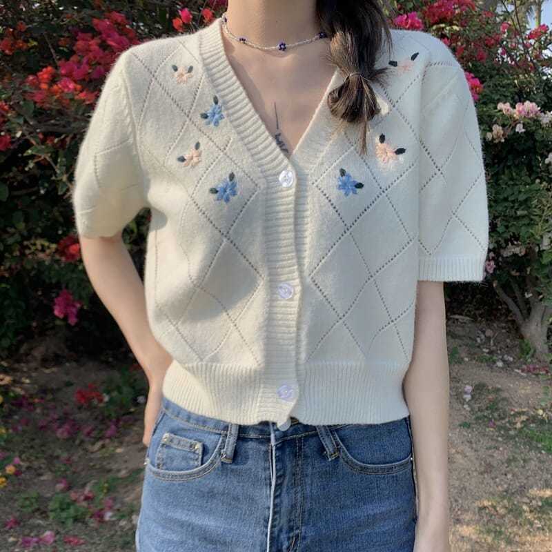 Áo Thun Ngắn Tay Đan Len Cho Nữ JL-TX-288