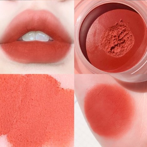 Son kem bùn dạng hũ kèm cọ XIXI dễ tán Matte Soft Waxy Tinned Lip Mud XIXI28