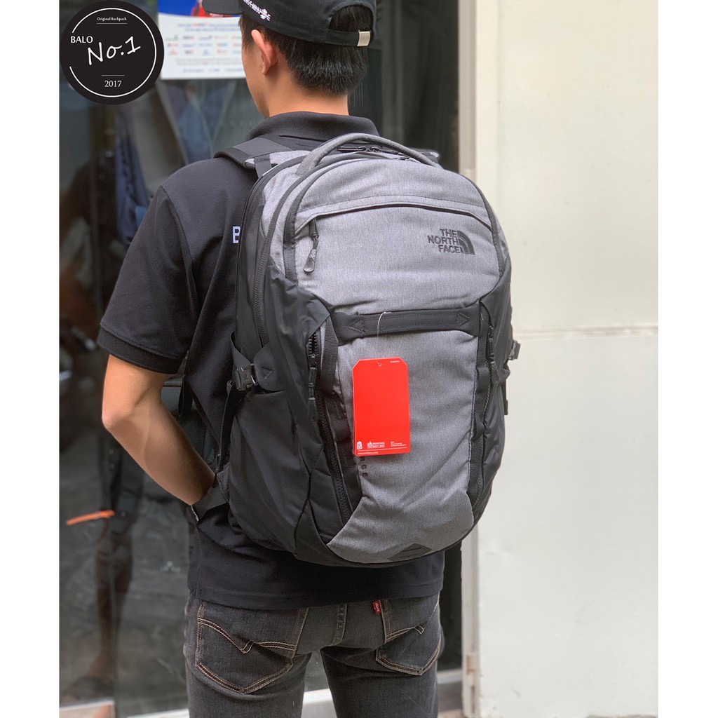 [CHUẨN AUTH] Balo TNF Surge 2018 Zinc Grey Heather