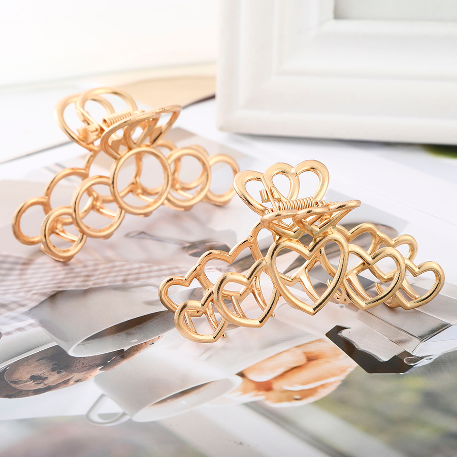 Kẹp Tóc Kim Loại 8cm Phong Cách Hàn Quốc Cho Nữ