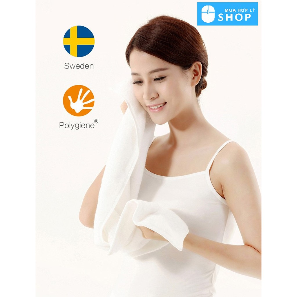 Khăn Bông Lau Mặt, Khăn Tắm Kháng Khuẩn Xiaomi, 100% Sợi Cotton Nguyên Chất - Hàng Nhập Khẩu
