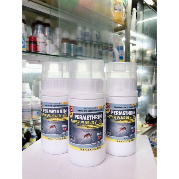 Thuốc diệt muỗi PERMETHRIN SUPER PLUS ULV - thuốc diệt muỗi và diệt côn trùng nhập khẩu trực tiếp từ Anh Quốc (200ml)