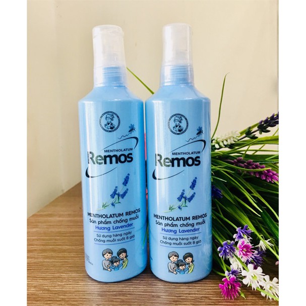 Xịt Chống Muỗi Remos Hương Lavender cho bé- người lớn 60ml - 150ml