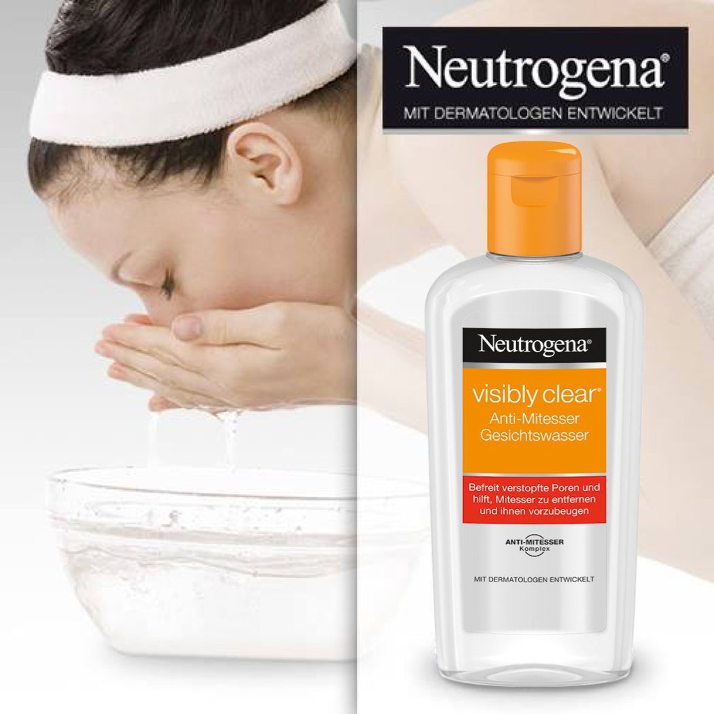 NEUTROGENA VISIBLY CLEAR LOTION DESINCRUSTANE POINTS NOIRS PHÁP - 200ml