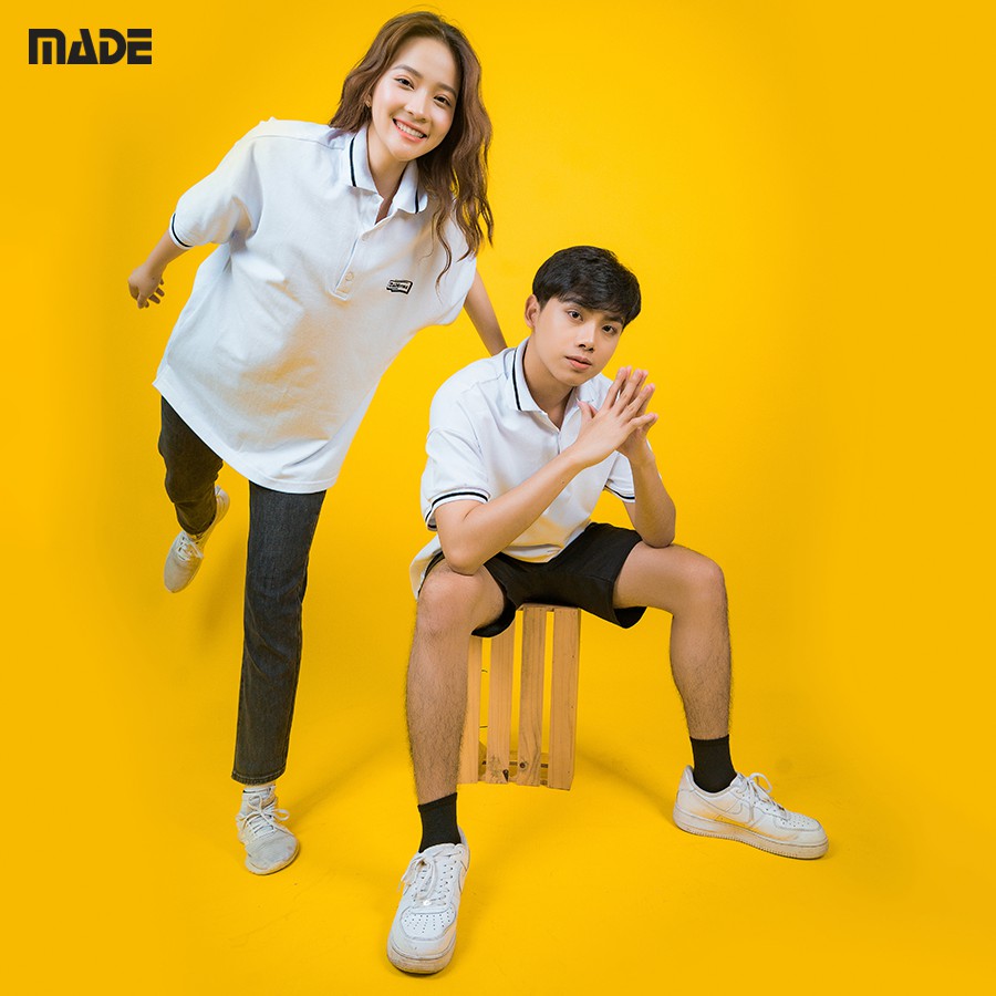 Áo Polo - Vải Lacost - Thiết kế bo rộng, Xẻ tà - MADE STORE
