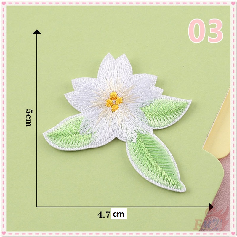 1 Miếng Vá Dán Ủi Quần Áo Thêu Hình Hoa Anh Đào