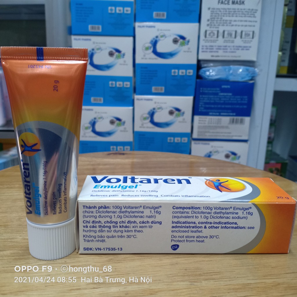 Gel bôi Voltaren 1% 20g - [CHÍNH HÃNG]