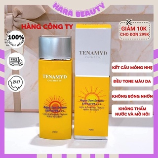 Kem chống nắng Tenamyd Hara Beauty Huyết thanh chống nắng dạng nước SPF50/PA+++ 70ml xuất xứ Canada