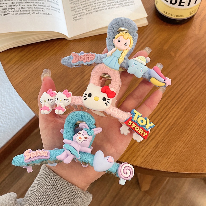 Kẹp Tóc Thiết Kế Hình Hoạt Hình Dễ Thương Dành Cho Nữ