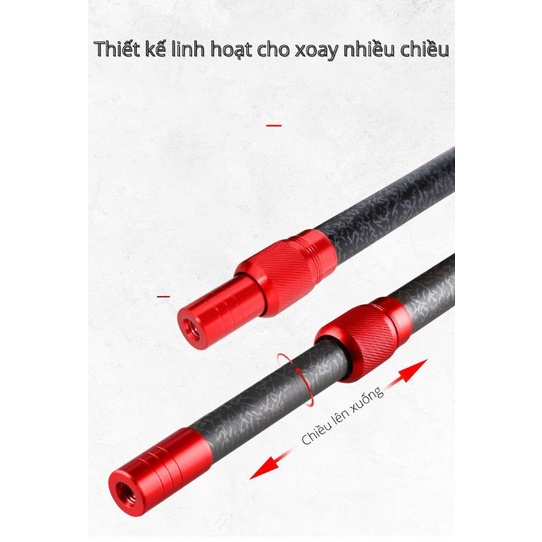 Gác Cần Chống Gió Dài 2,1 m Carbon Cao Cấp