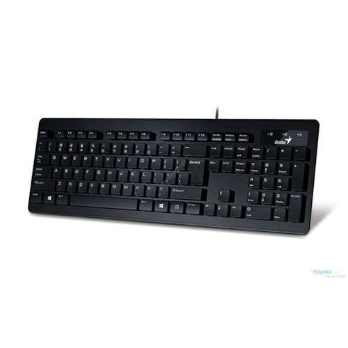 Bàn phím Genius SLIMSTAR 130 Keyboard USB Đen - Hàng Chính Hãng