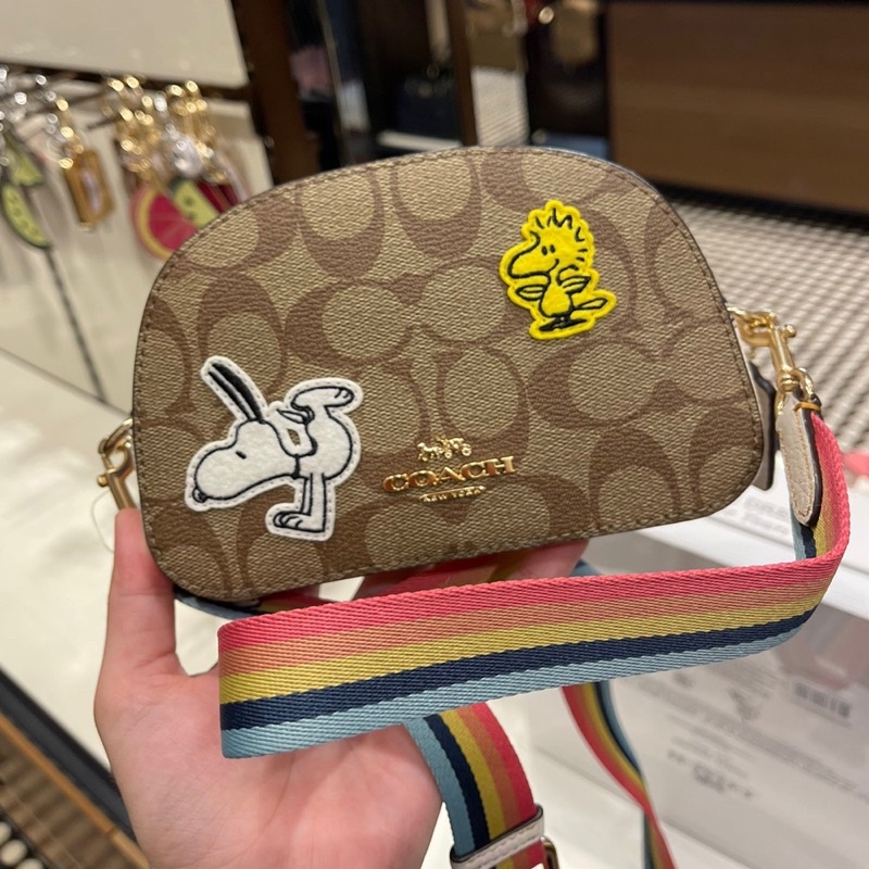 ✨ Túi đeo chéo Coach x Peanuts Mini Serena C4600 C4587 C4238 6480