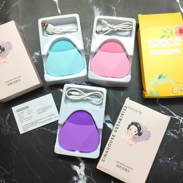 Máy rửa mặt silicon