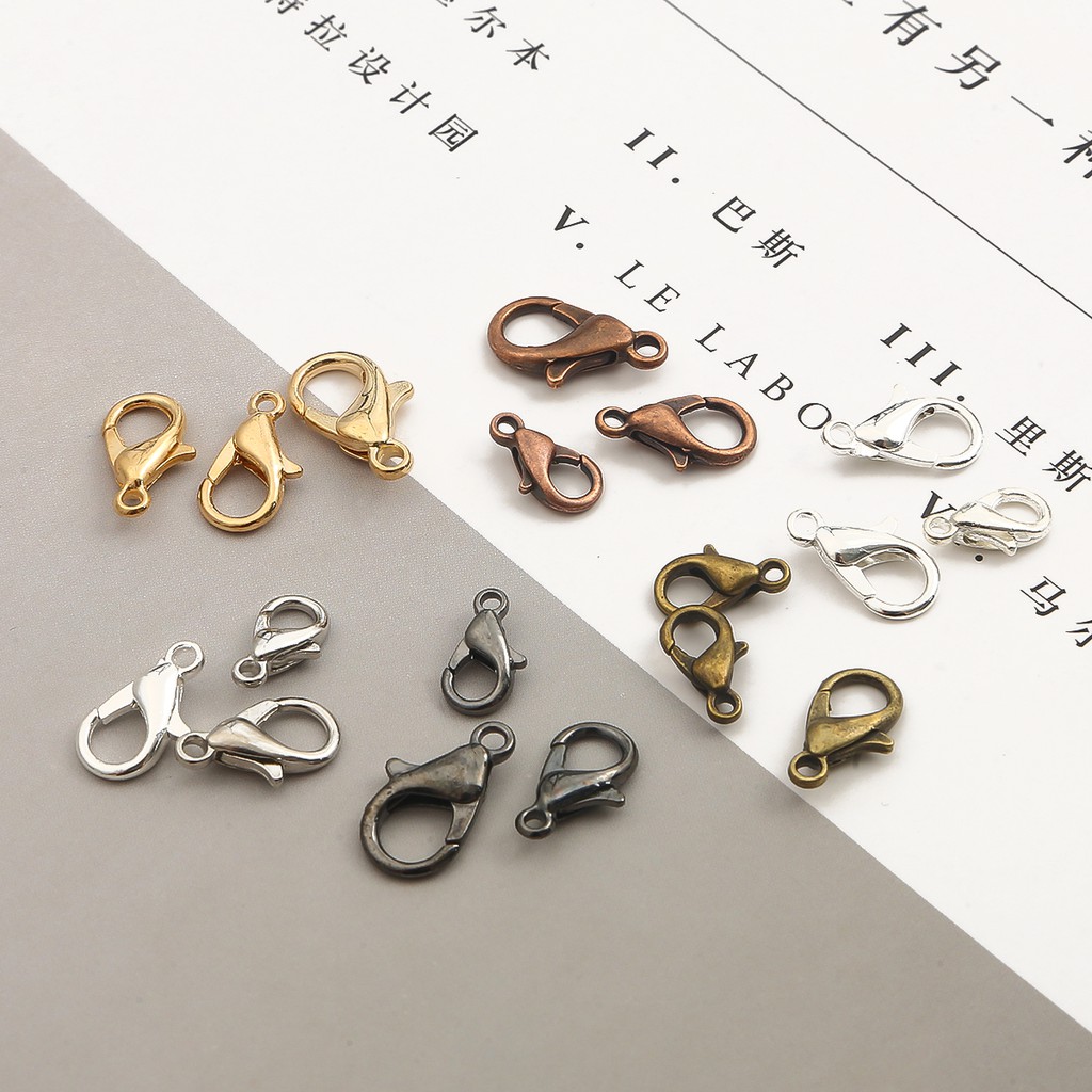 Beadia Set 10 Khóa Tôm Hùm Beadia Nhiều Kích Cỡ Làm Trang Sức Thủ Công