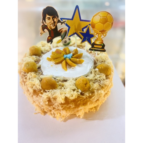 Bánh kem/bánh sinh nhật bông lan trứng muối