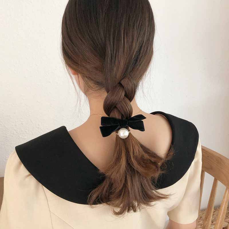 Dây Buộc Tóc Hình Nơ Xinh Xắn Dành Cho Nữ