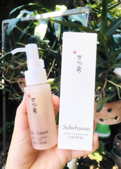 [MINISIZE - 50ml] Sữa Rửa Mặt Thảo Dược Dịu Nhẹ Sulwhasoo Gentle Cleansing Foam