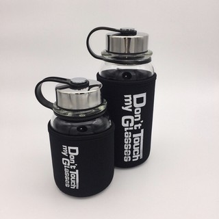 Bình nước thủy tinh detox Summer - Bình nước thủy tinh 600ml