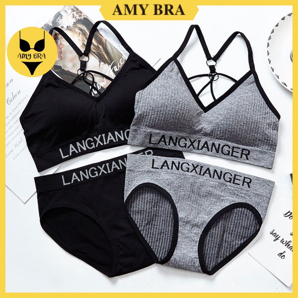 Áo Ngực Quần Lót Nữ Cotton 💖FREESHIP💖 Bộ Đồ Lót Nữ Cao Cấp - Quần Chíp Áo Ngực Không Gọng AMYBRA 3349 | BigBuy360 - bigbuy360.vn