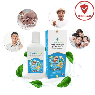 [Freeship, Chính hãng] Nước Súc Miệng Cai Thuốc Lá Thanh Nghị ( Cai dứt điểm sau 1 liệu trình)