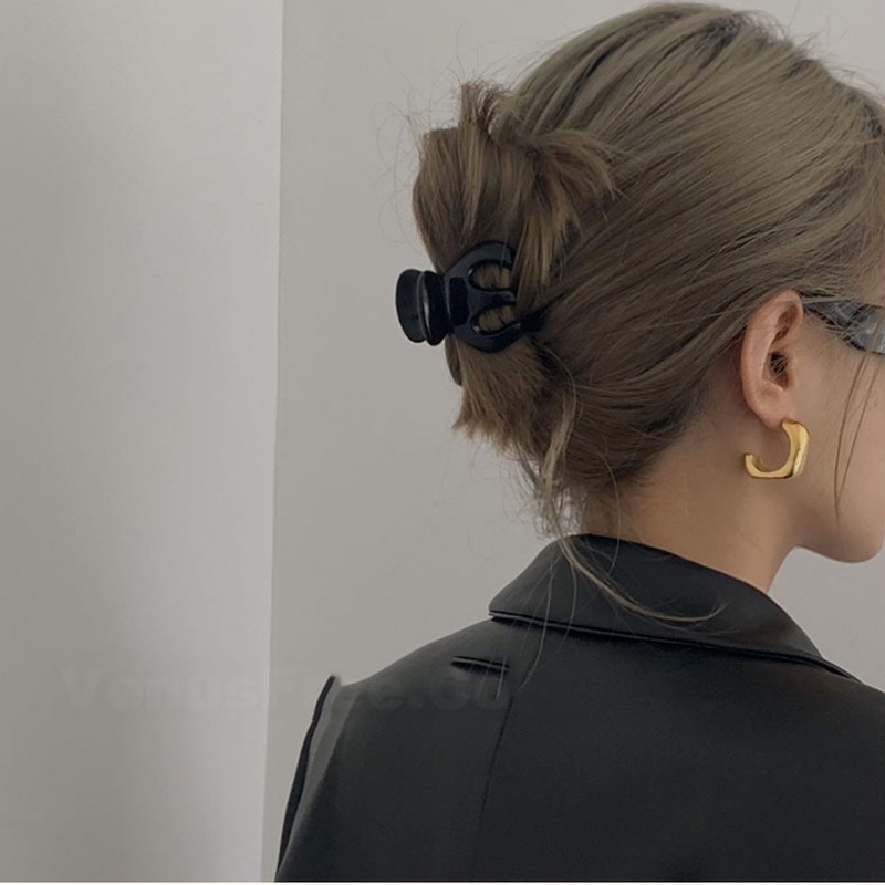 Kẹp Tóc Acrylic Hình Lục Giác Nhỏ Nhắn Xinh Xắn Thời Trang Hàn Quốc