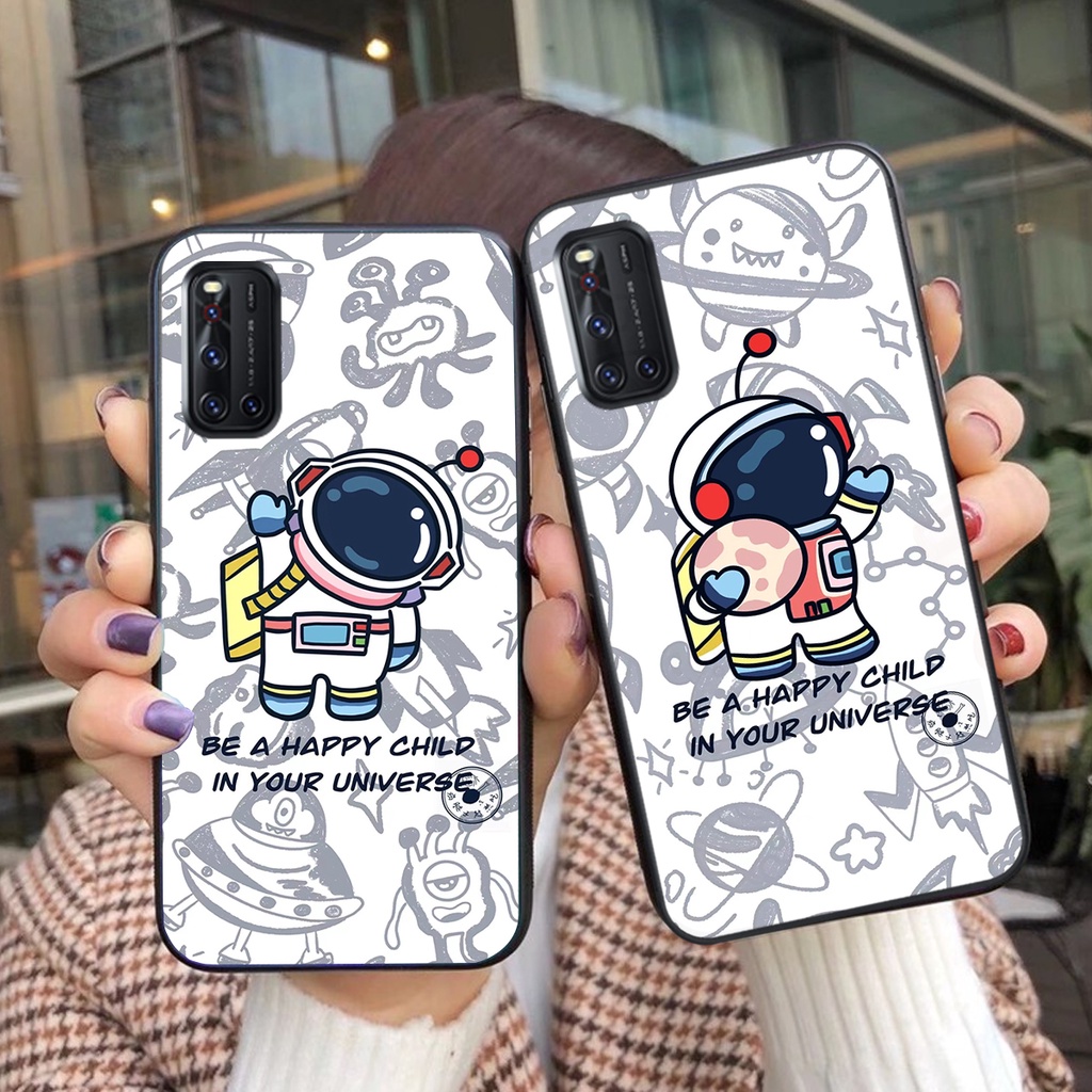 Ốp lưng Vivo V17 - Vivo V17 Pro - Vivo V19 - mẫu  vũ trụ cute đáng yêu, ốp phi hành gia rẻ
