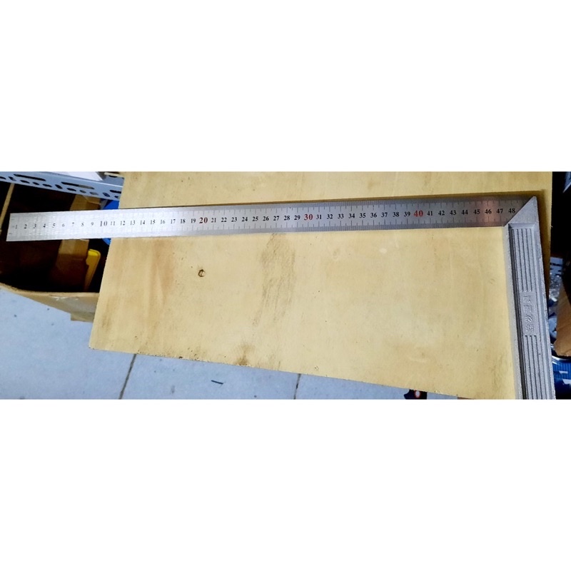 Thước đo góc vuông -thước EKE 30cm bằng thép không gỉ loại tốt