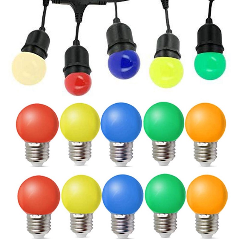 CANMEIJIA Bóng Đèn Led E27 / B22 3W AC 220V SMD 2835 G45 Nhiều Màu Sắc Dùng Để Trang Trí Nhà Cửa Tiện Dụng
