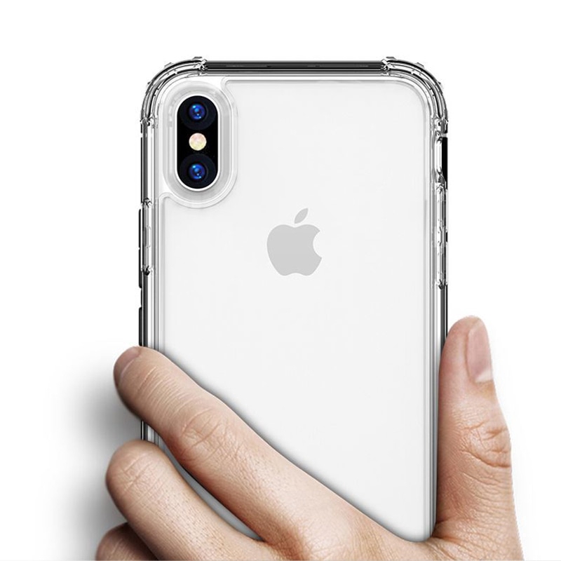 Ốp điện thoại tpu mềm trong suốt chống sốc thích hợp cho Iphone 11 pro max xr xs max 8 7 6 6s plus