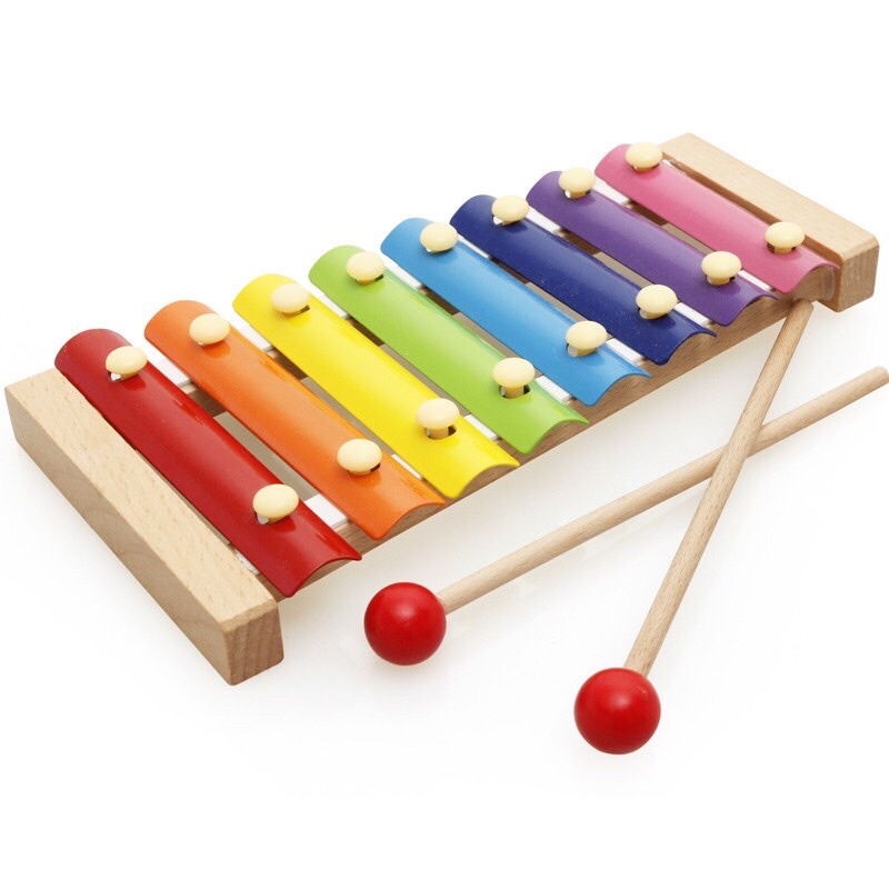 Đồ Chơi Đàn Gỗ Xylophone 8 Thanh Âm Cho Bé