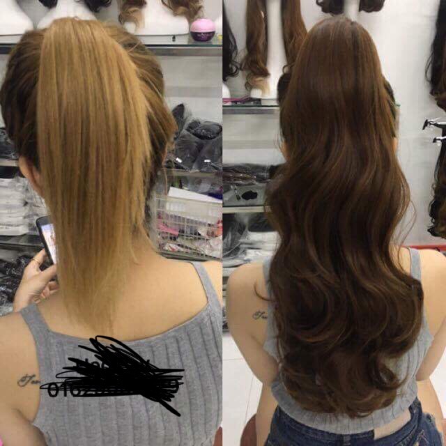 Tóc giả kẹp ngoạm