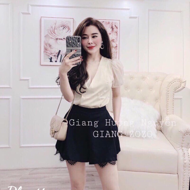 Quần váy chân ren