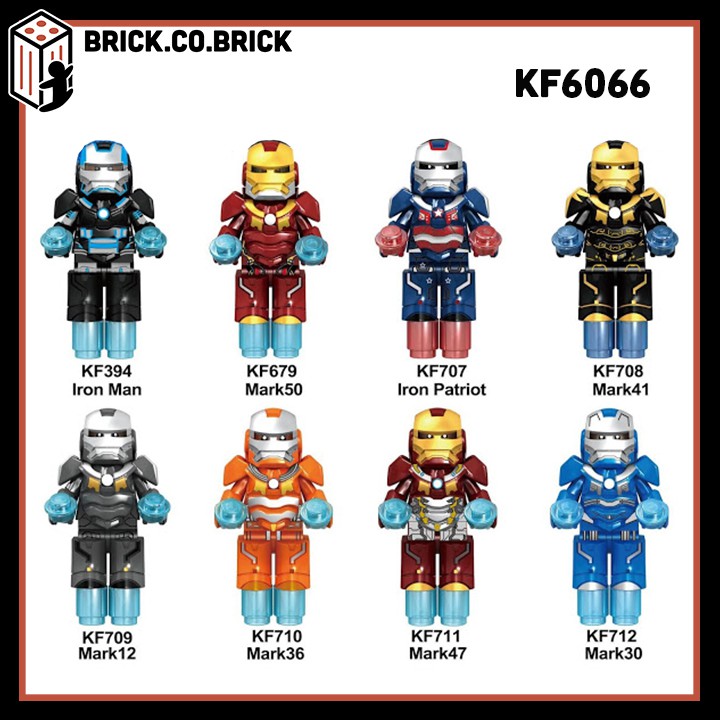 KF6066 - Đồ chơi lắp ráp minifigures và non lego - Mô hình sáng tạo Super Heroes Siêu Anh Hùng Marvels/ DC Comic