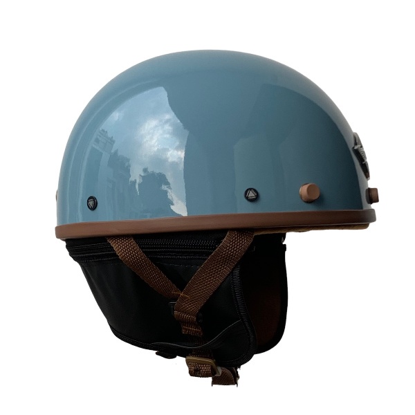 Mũ Bảo Hiểm Nữa Đầu Cho Xe Moto Napoli Haley N04 (Màu Xanh Mint) - Bảo Hành 12 Tháng