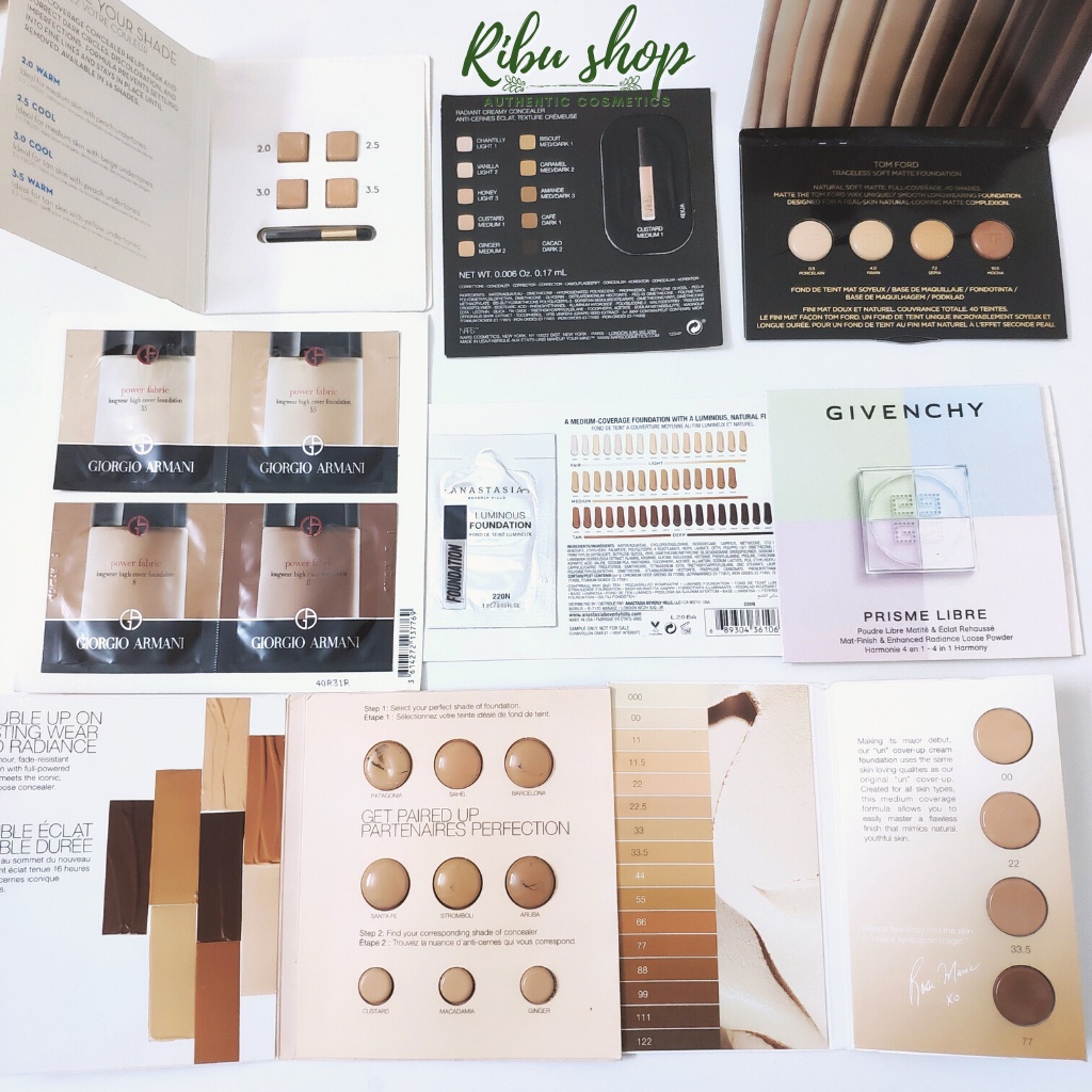 Mẫu thử mỹ phẩm trang điểm kem nền phấn son Sephora Mỹ thanh lý dọn kho- Ribu shop
