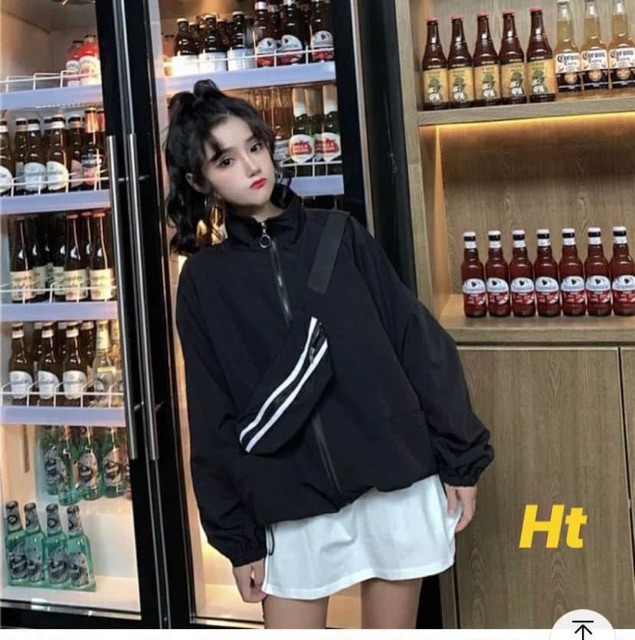 Sét 2 món áo khoác và túi chéo H2D387